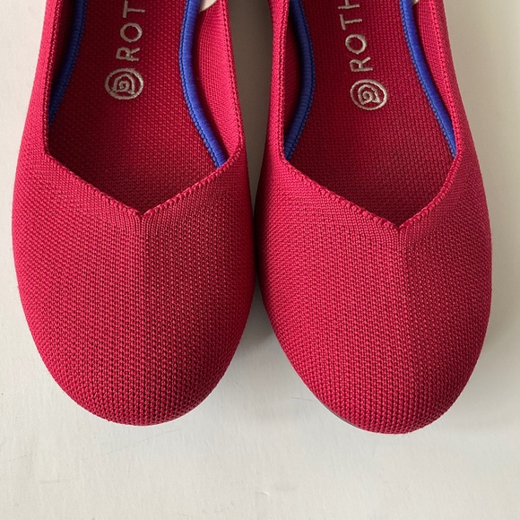 ROTHY’S  Red Round Toe Size 9.5 - Picture 3 of 8